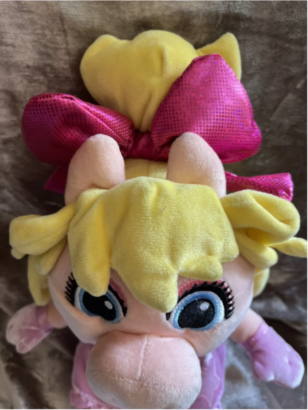 Disney Junior Muppet Babies Miss Piggy 14 inch Plush Stuffed Animal Pal CUTE